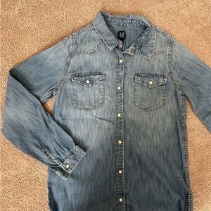 GAP Denim Button-Up Shirt